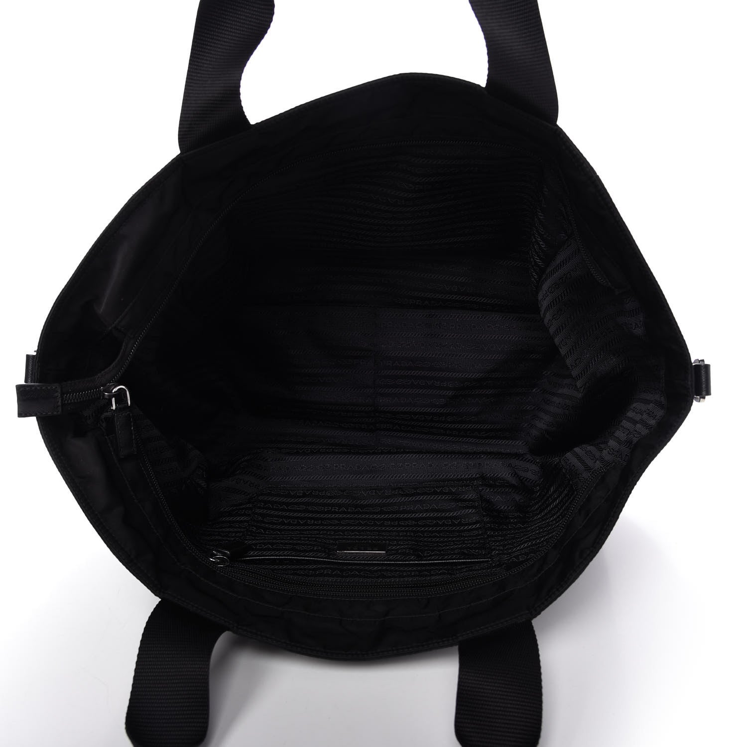 Prada Tessuto Nylon Tote Black 5 of 10