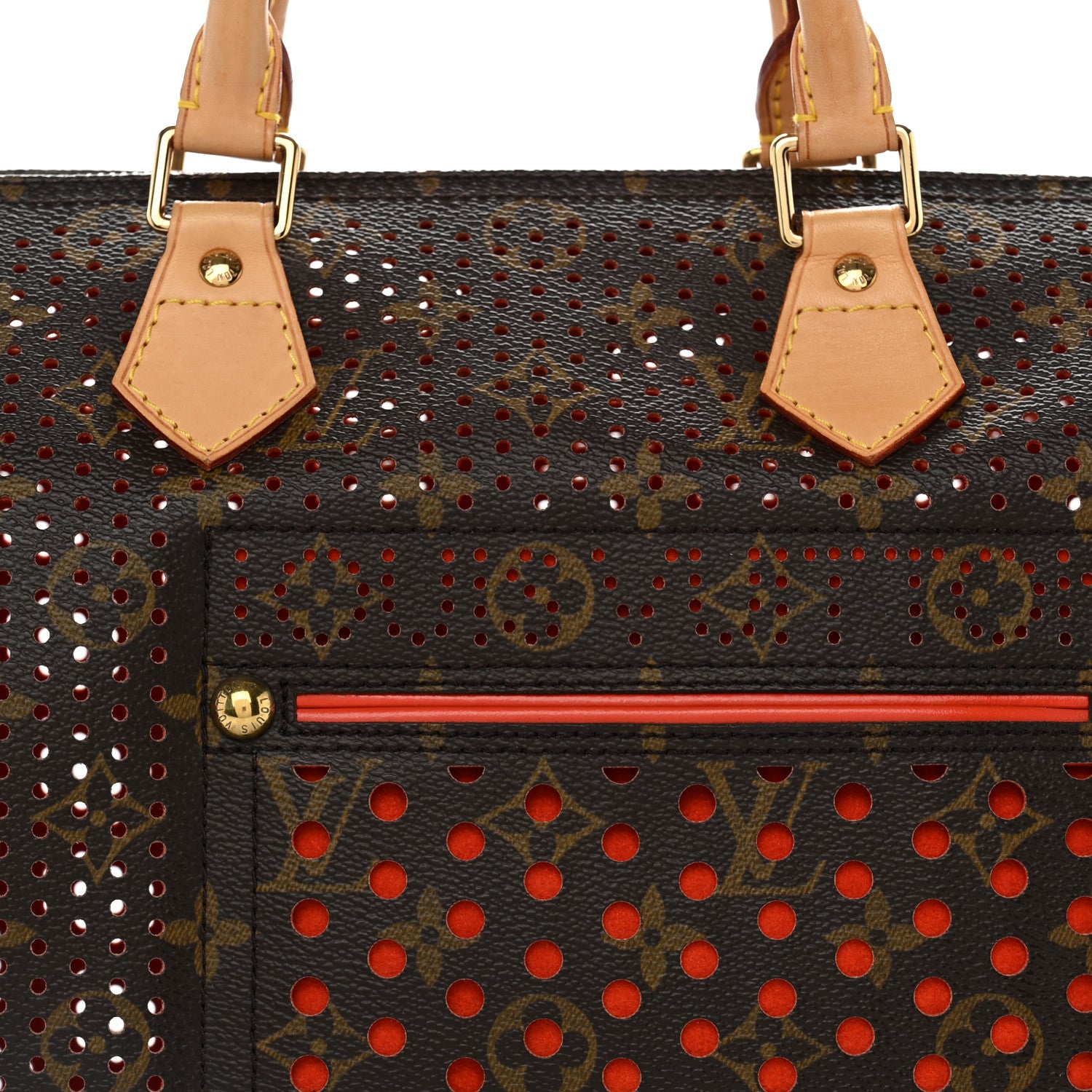 Louis Vuitton Monogram Perforated Speedy 30 Fuchsia 7 of 11