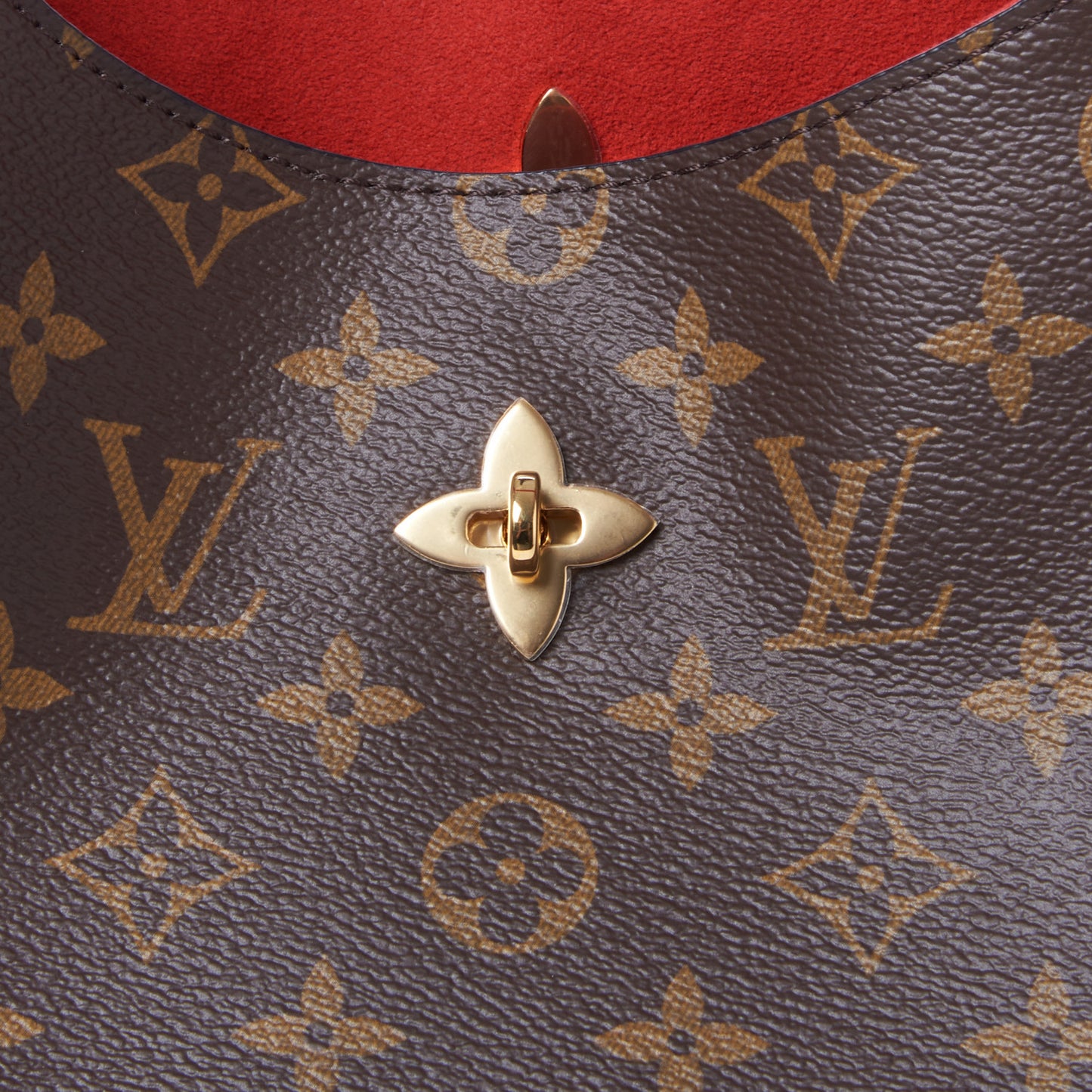 Monogram Flower Hobo Coquelicot
