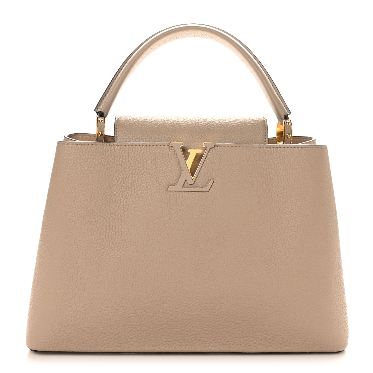 Louis Vuitton Taurillon Capucines MM Galet 1 of 9