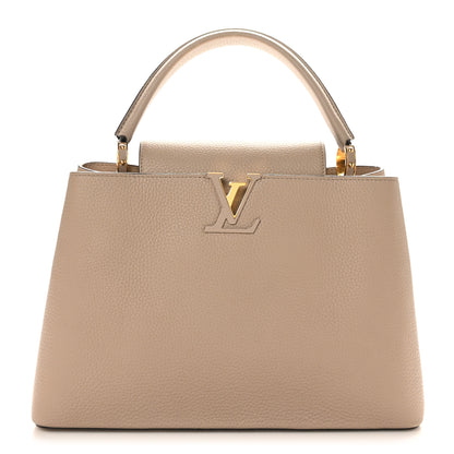 Louis Vuitton Taurillon Capucines MM Galet 1 of 9