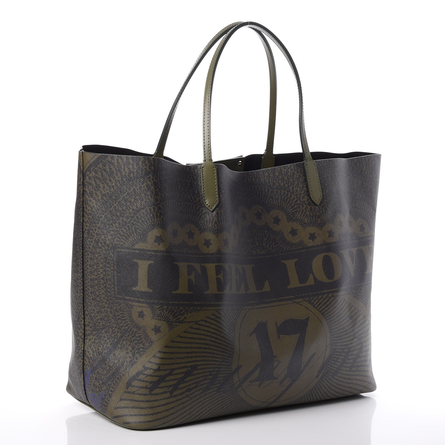 Givenchy Canvas I Feel Love Tote Green 4 of 12