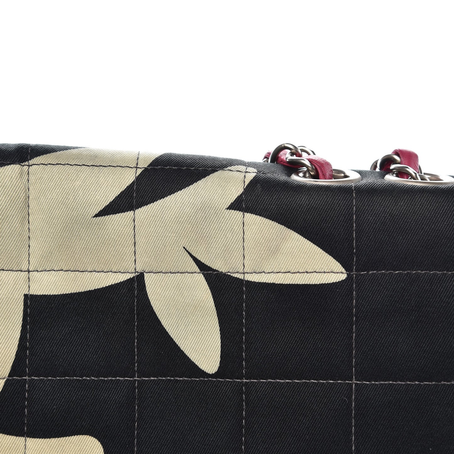 Canvas Chocolate Bar Quilted Flap Multicolor