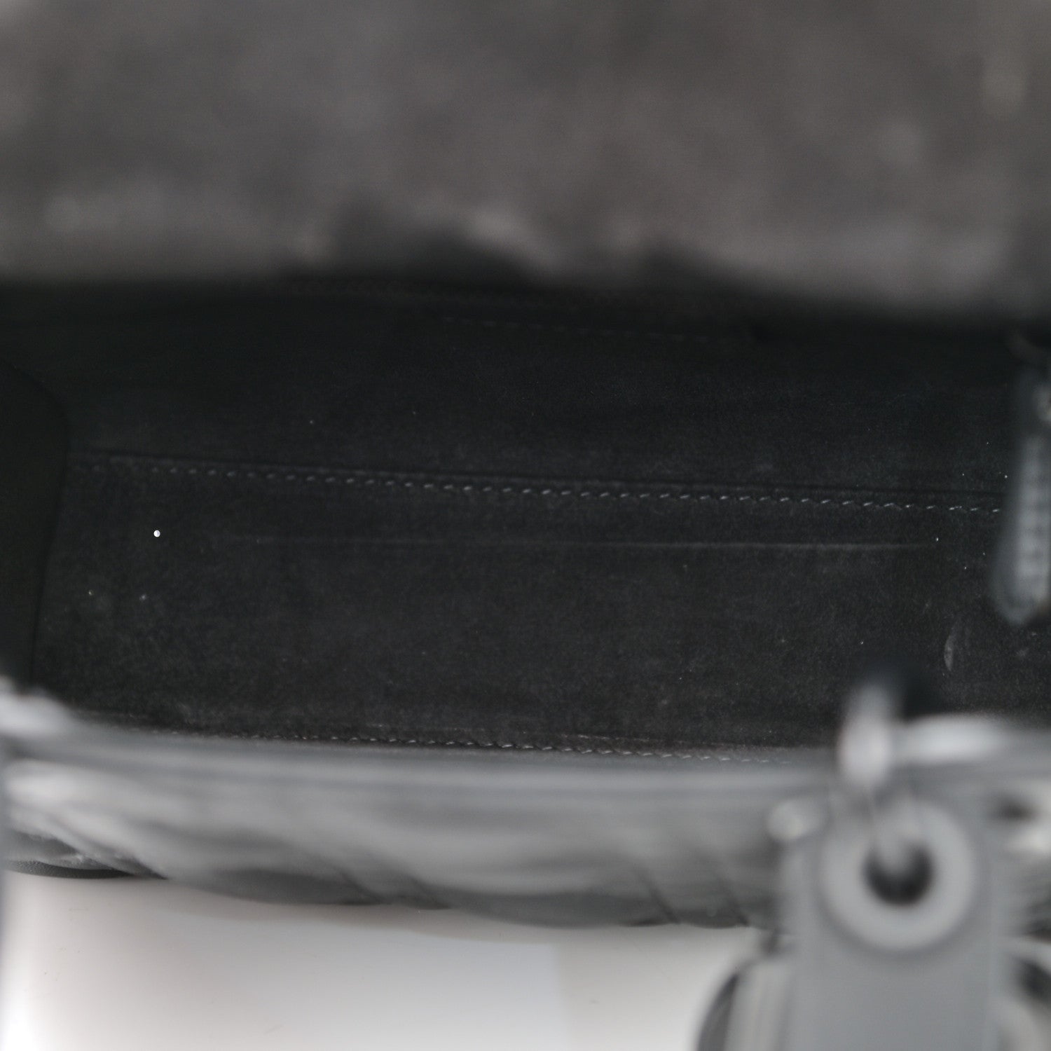 Christian Dior Ultra Matte Calfskin Cannage Small My ABCDior Lady Dior Black 5 of 9