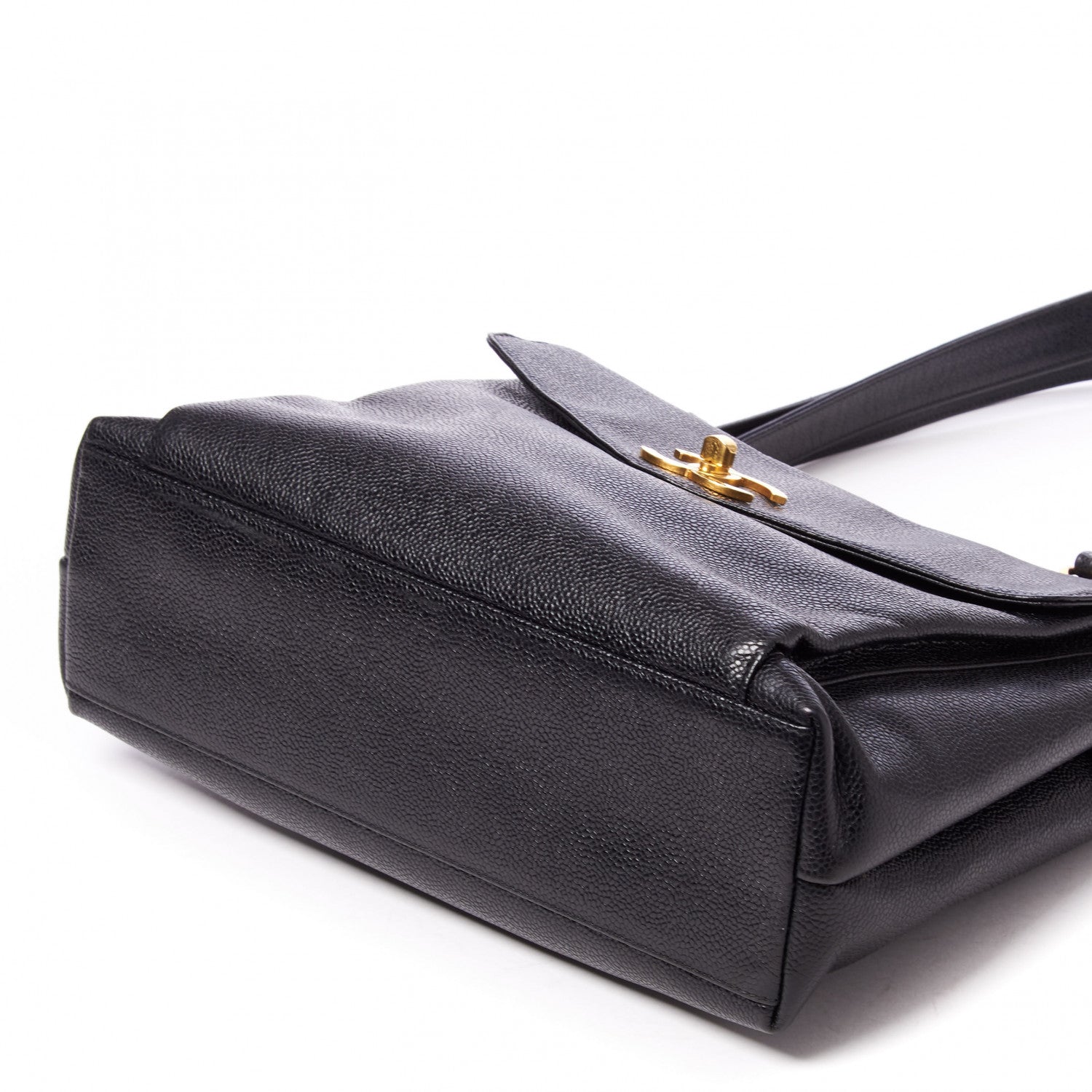 Chanel Caviar Flap Shoulder Bag Black 5 of 8