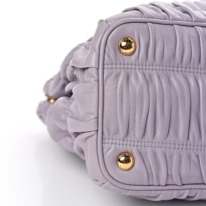 Prada Nappa Gaufre Tote Glicine 10 of 12