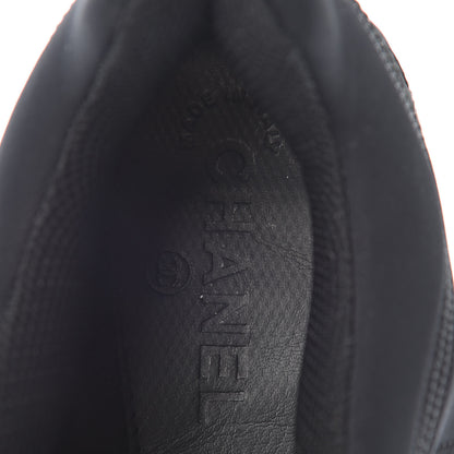 Chanel Lycra Fabric CC Sneakers 41 Black 9 of 13