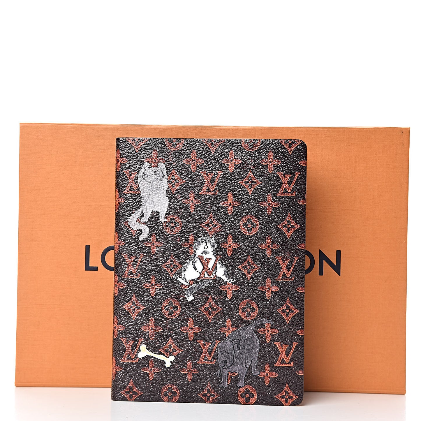 Catogram Clemence Notebook MM Marron
