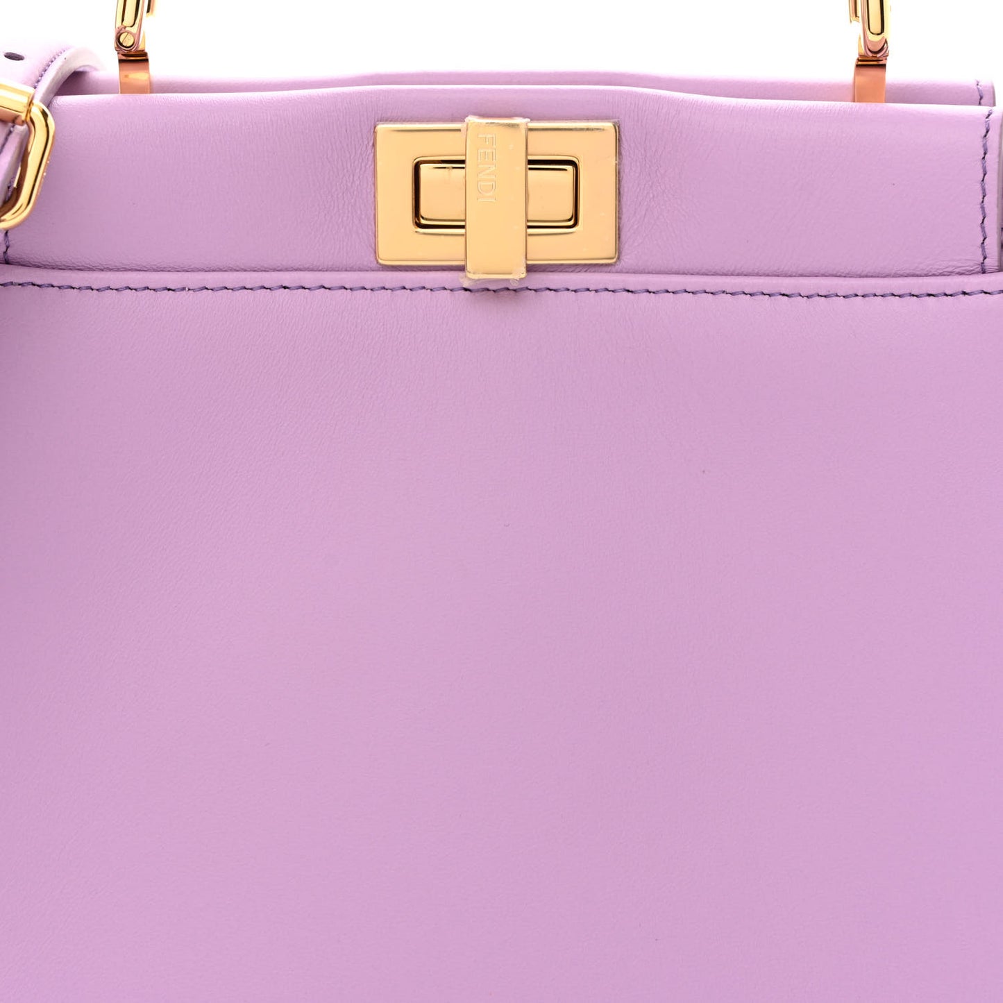 Nappa Stacked Bar Mini Peekaboo Iconic Satchel Violetta