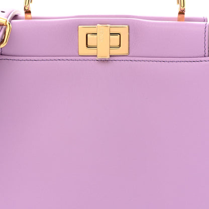 Fendi Nappa Stacked Bar Mini Peekaboo Iconic Satchel Violetta 8 of 11