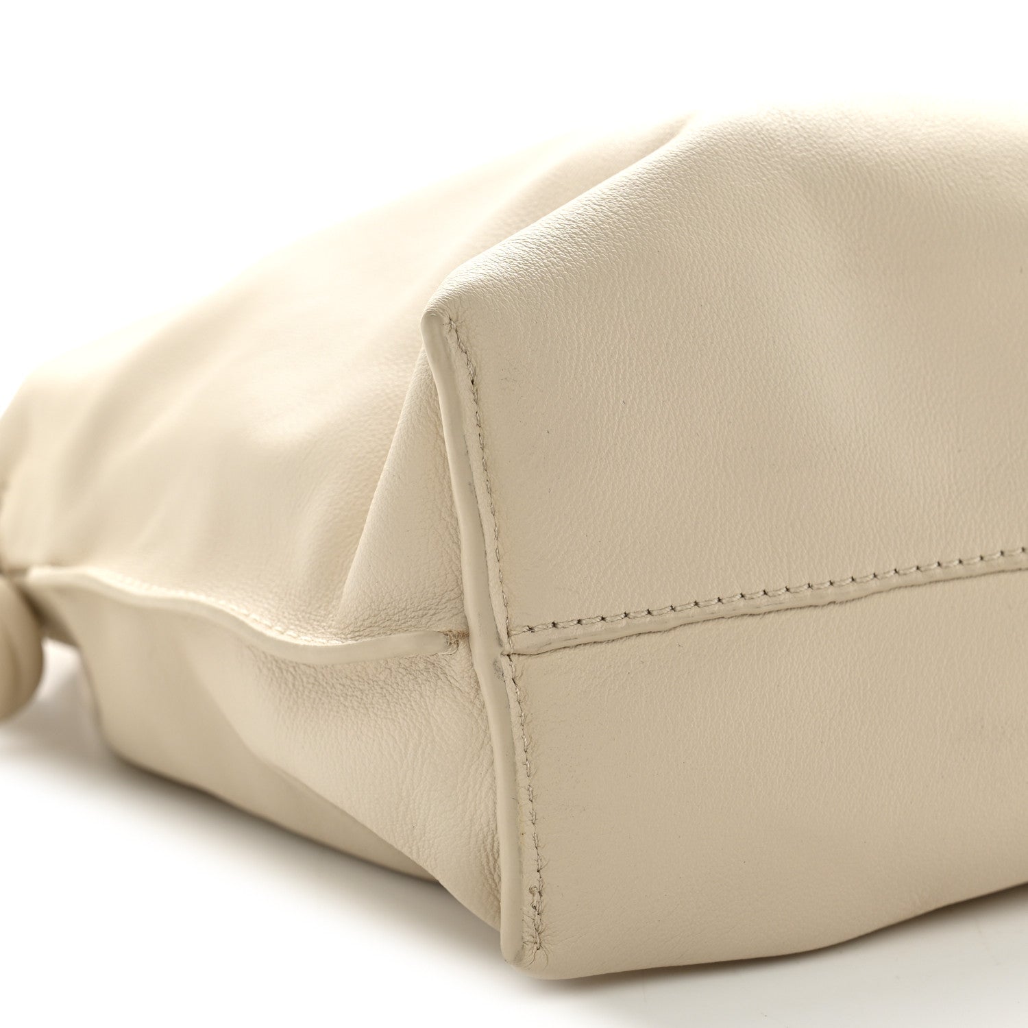 Loewe Nappa Flamenco Knot Clutch Angora 8 of 9