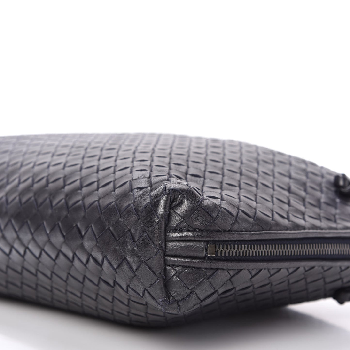 Nappa Intrecciato Nodini Crossbody Messenger Tourmaline