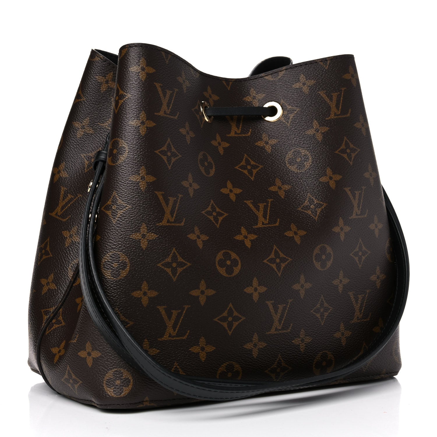 Louis Vuitton Monogram Neonoe MM Black 3 of 11