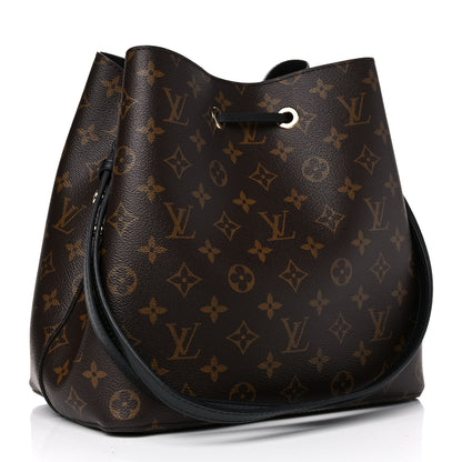 Louis Vuitton Monogram Neonoe MM Black 3 of 11