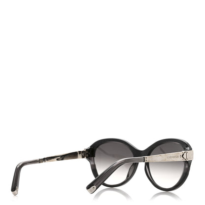 Louis Vuitton Acetate Petit Soupcon Cat Eye Sunglasses Z0489W Black 4 of 7
