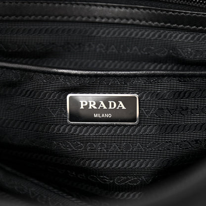 Prada Nylon Tessuto Impuntu Quilted Bowler Black 6 of 9