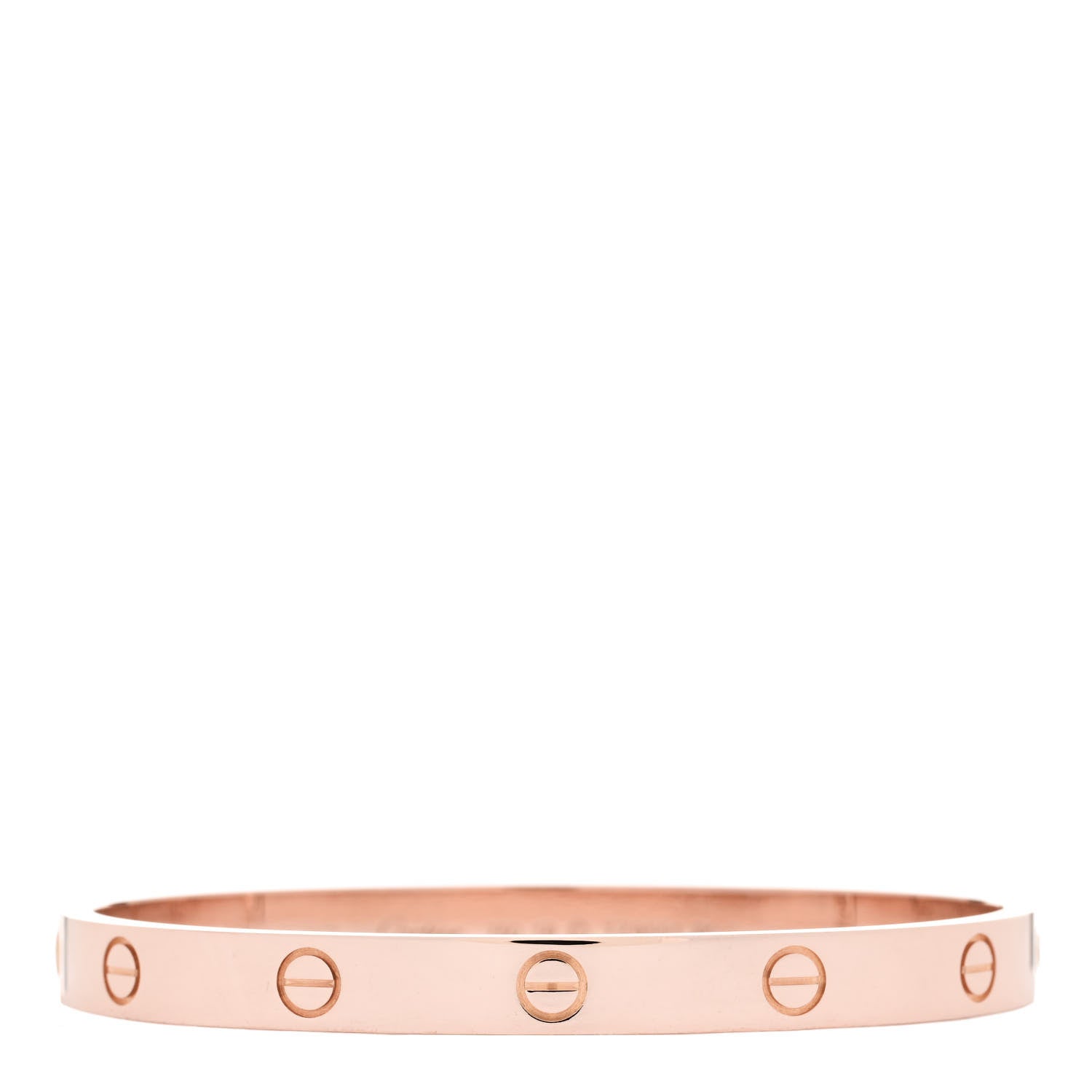 Cartier 18K Pink Gold LOVE Bracelet 18 1 of 5