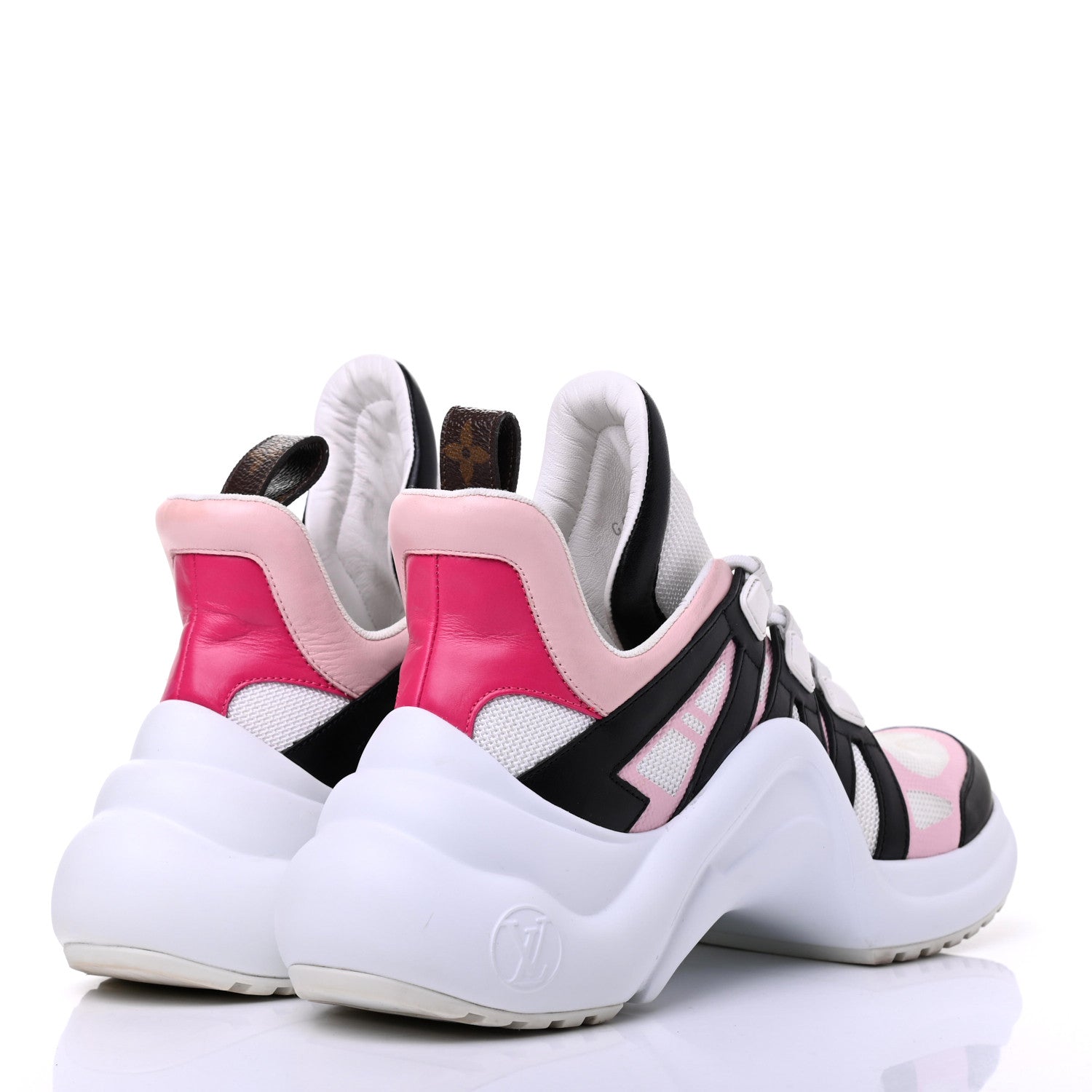 Louis Vuitton Calfskin Technical Nylon LV Archlight Sneaker 38.5 Rose Clair 4 of 14