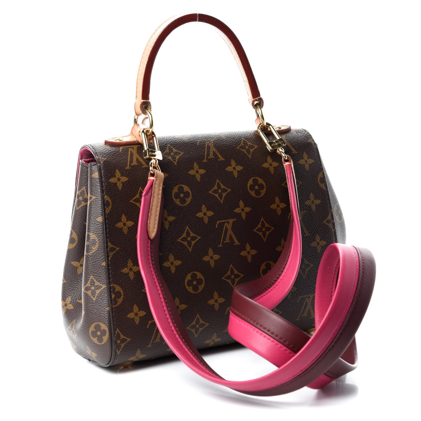 Monogram Cluny BB Bordeaux Fuchsia