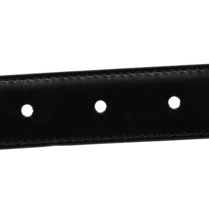 Celine Box Calfskin Reversible Triomphe Belt 95 38 Black Tan 4 of 6