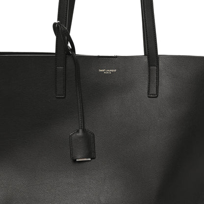 Saint Laurent Calfskin Large Shopping Tote Black 9 of 11