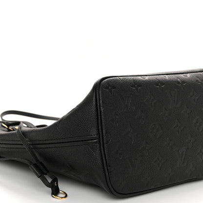 Louis Vuitton Empreinte Monogram Giant Neverfull MM Black 8 of 9