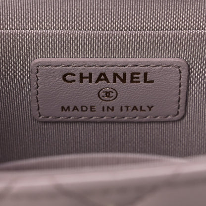 Chanel Lambskin Quilted Mini Trendy CC Clutch With Chain Light Purple 6 of 11