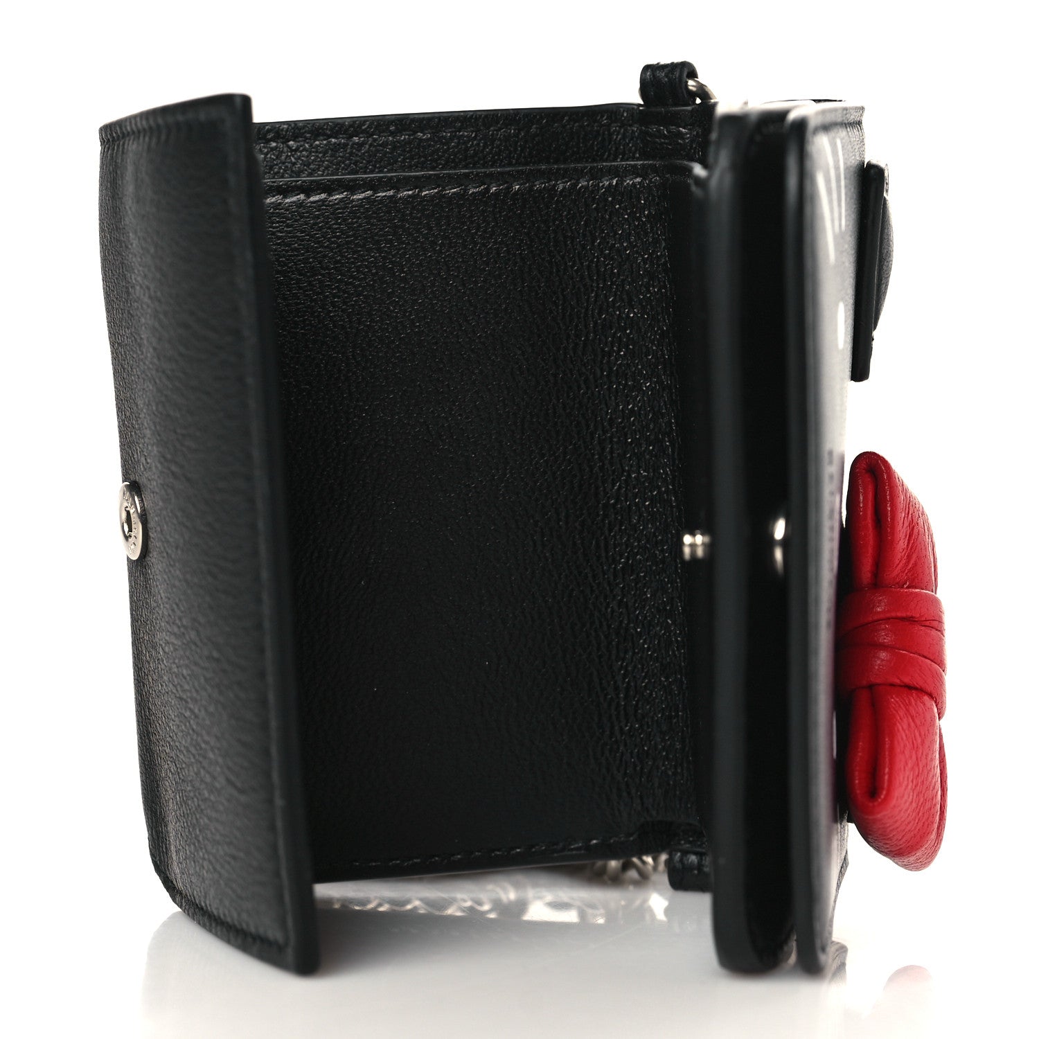 Balenciaga Calfskin Hello Kitty Mini Wallet Black 4 of 7