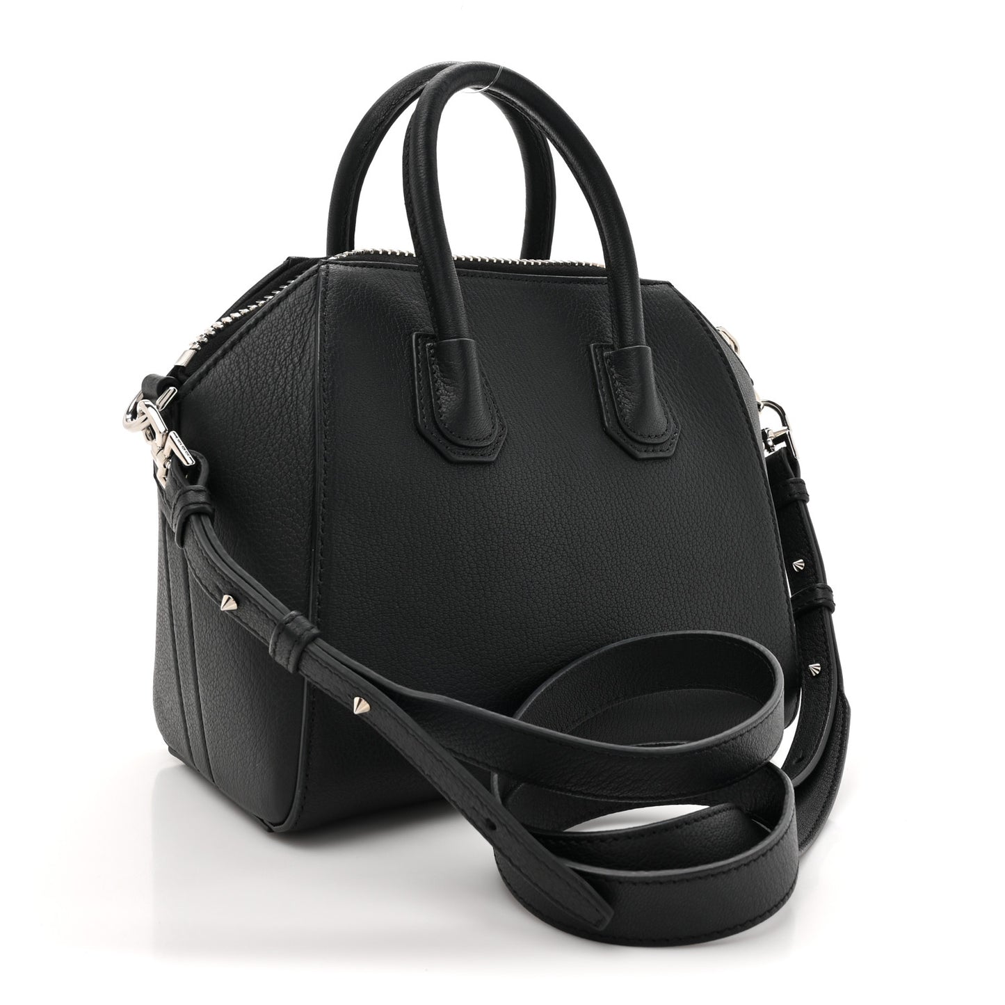 Sugar Goatskin Mini Antigona Black