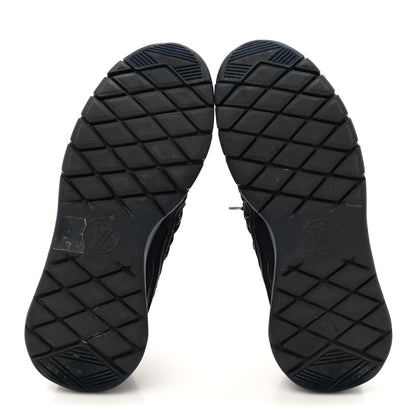 Louis Vuitton Neoprene Mesh Rubber Fastlane Low Sneakers 37 Marine 7 of 11