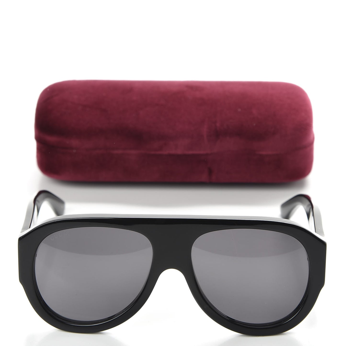 Acetate Aviator Sunglasses GG0668S Black