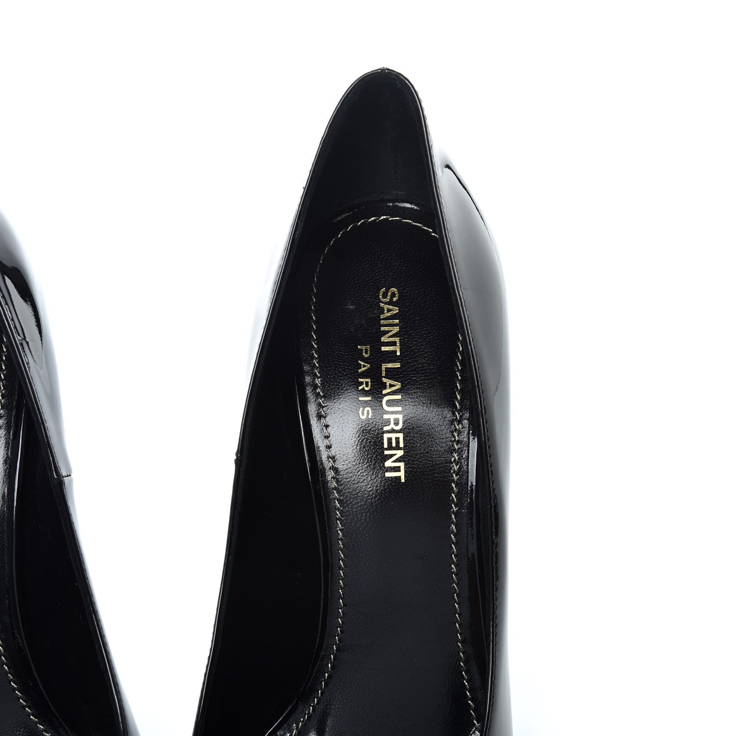 Saint Laurent Patent Opyum 110 Pumps 40 Black 6 of 8