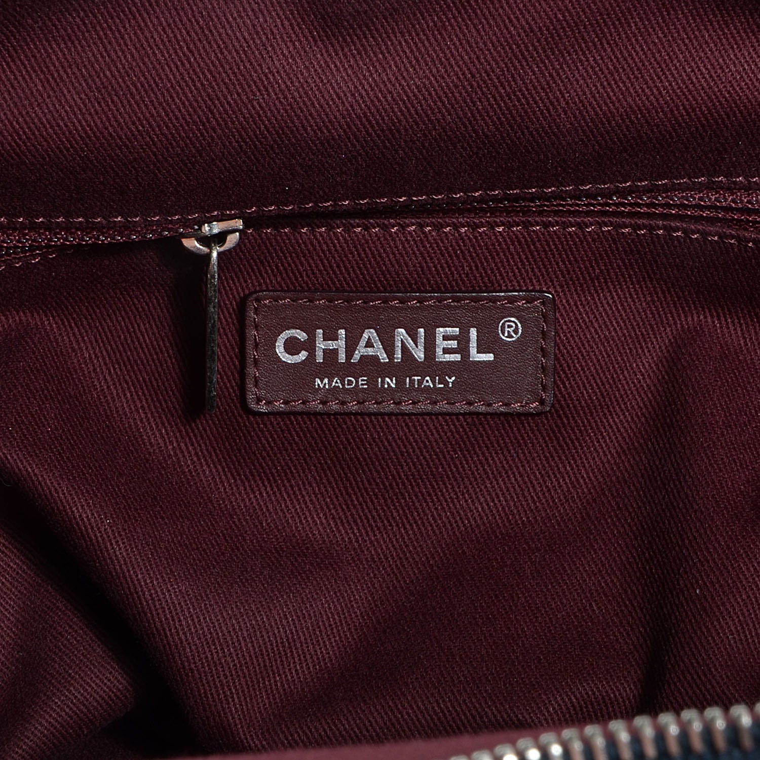 Chanel Iridescent Calfskin Small In The Mix Tote Navy 6 of 7