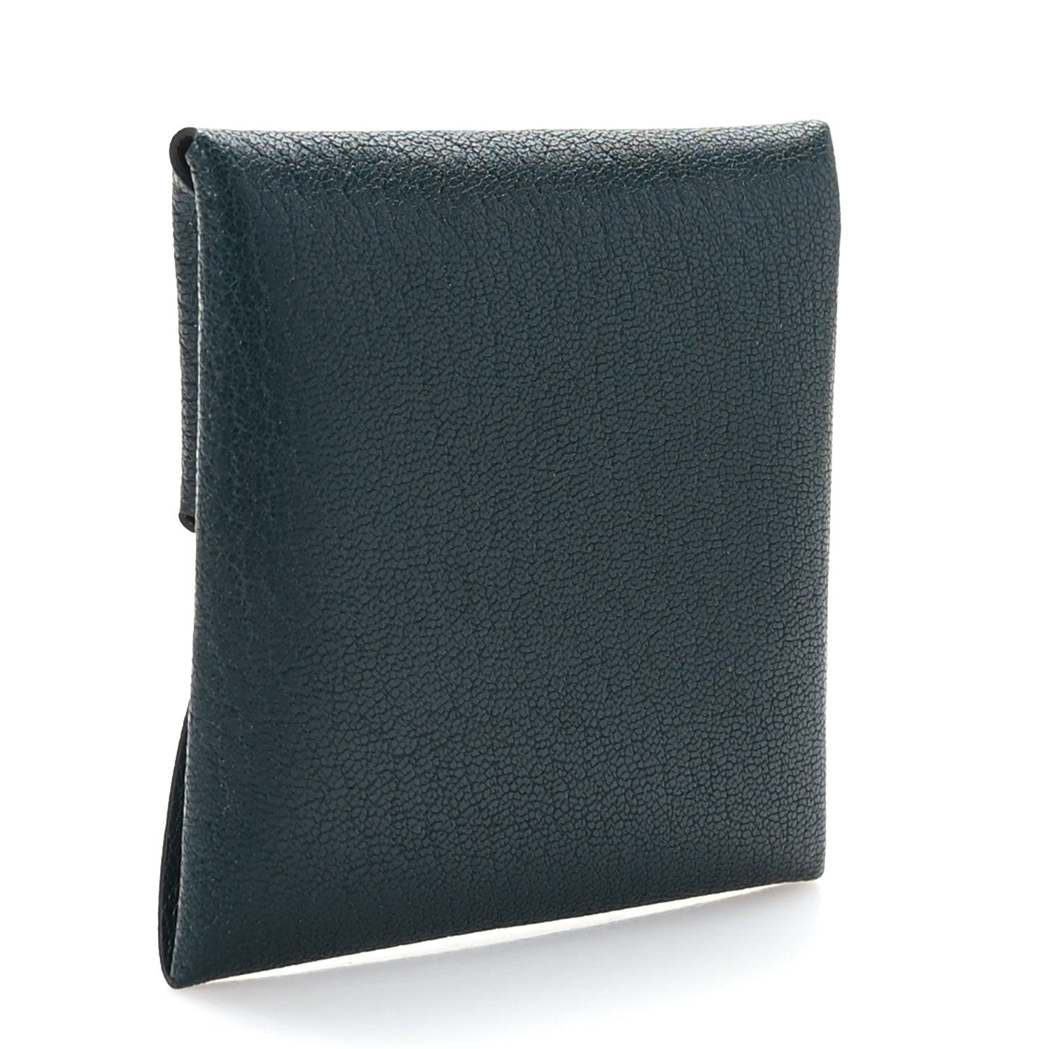 Hermes Chevre Mysore Bastia Coin Purse Vert Cypress 3 of 7