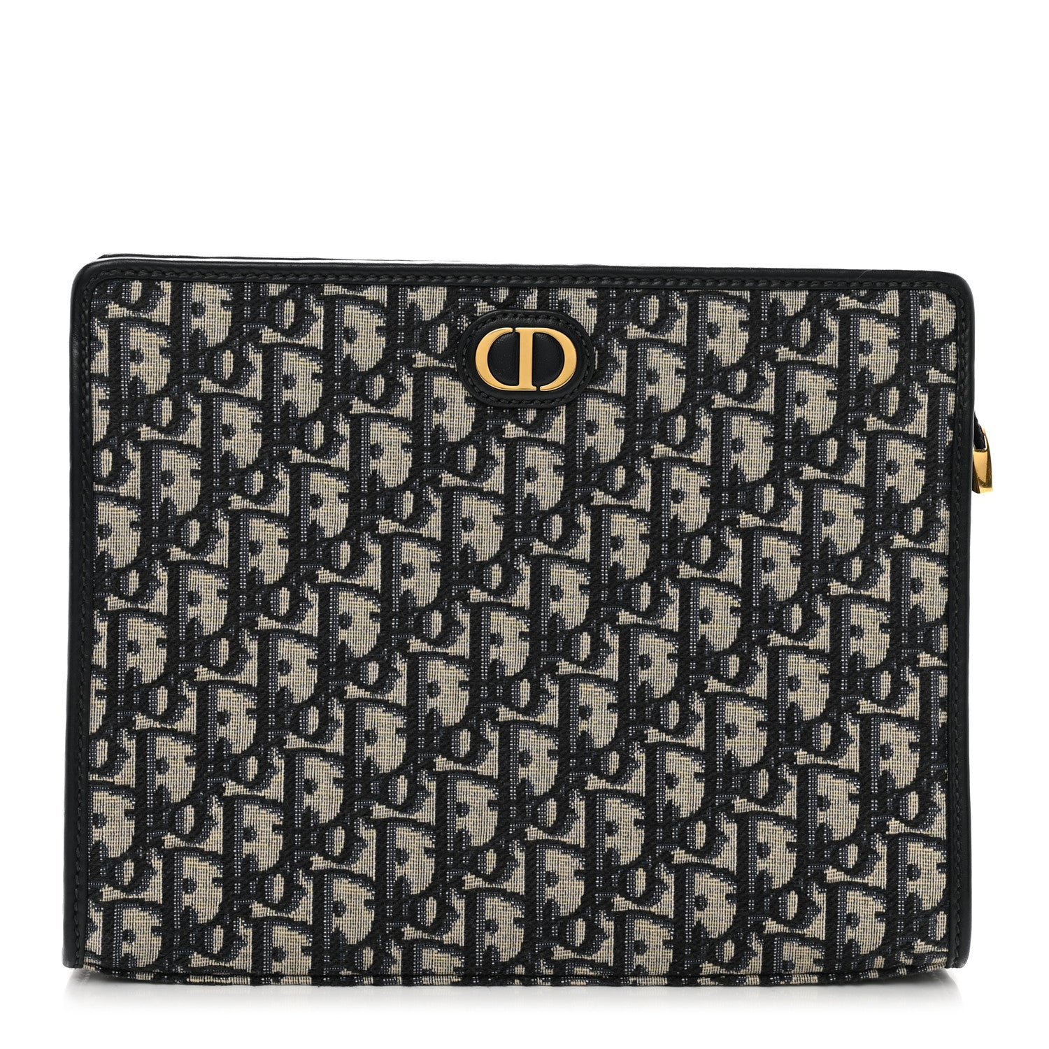 Christian Dior Oblique 30 Montaigne Pouch Blue 1 of 6