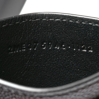Saint Laurent Grain De Poudre Card Case Black 7 of 8