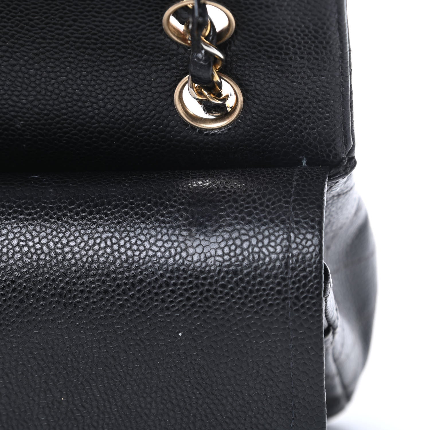 Chanel Caviar Quilted Medium Double Flap Black 18 of 20
