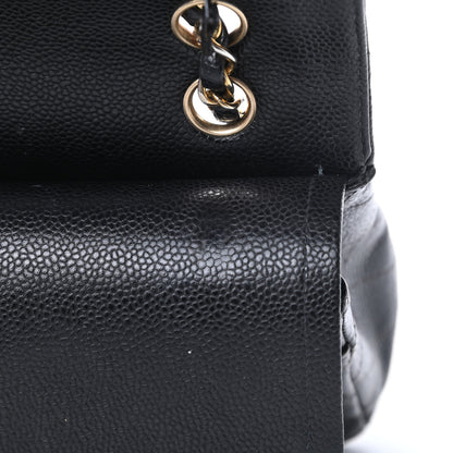 Chanel Caviar Quilted Medium Double Flap Black 18 of 20