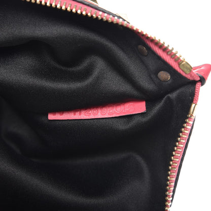 Valentino Garavani Vitello Large Rockstud Zip Pouch Deep Rose 7 of 7