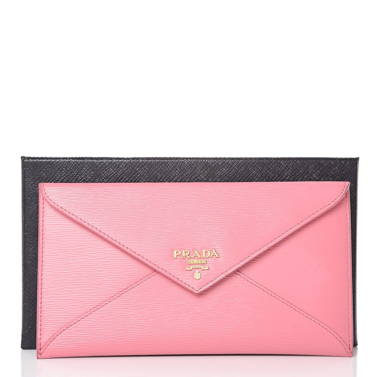 Prada Vitello Move Envelope Wallet Geranio 10 of 10
