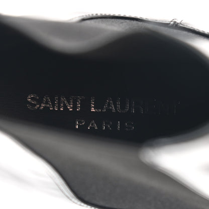 Saint Laurent Patent Opyum Booties 38.5 Black 7 of 8