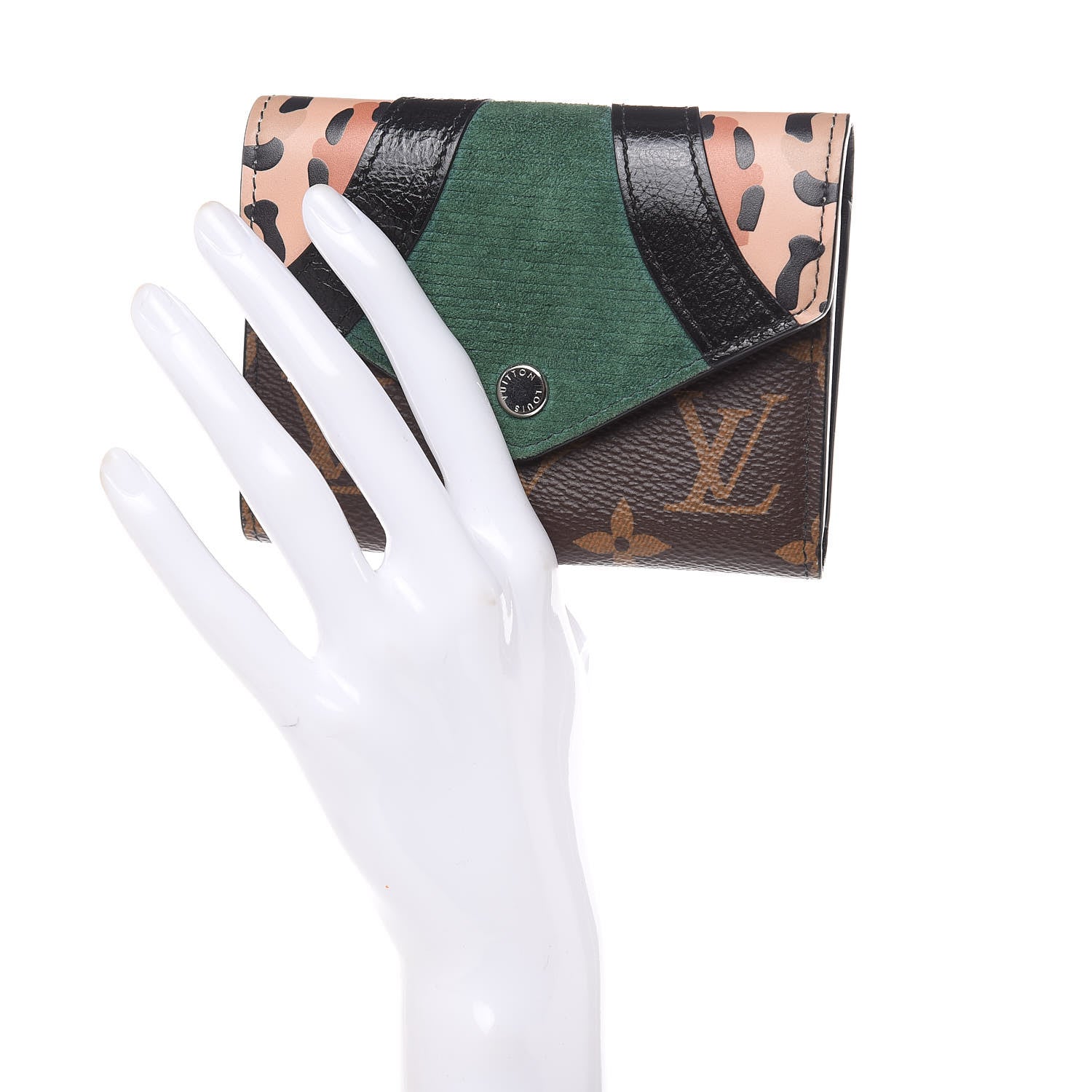 Louis Vuitton Monogram Victorine Wild Wallet Vert 2 of 9