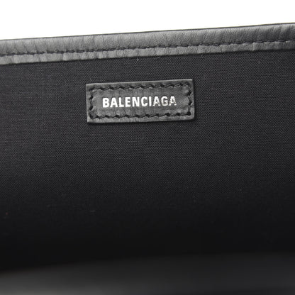 Balenciaga Cotton Canvas Calfskin Navy Cabas XS Black 7 of 11
