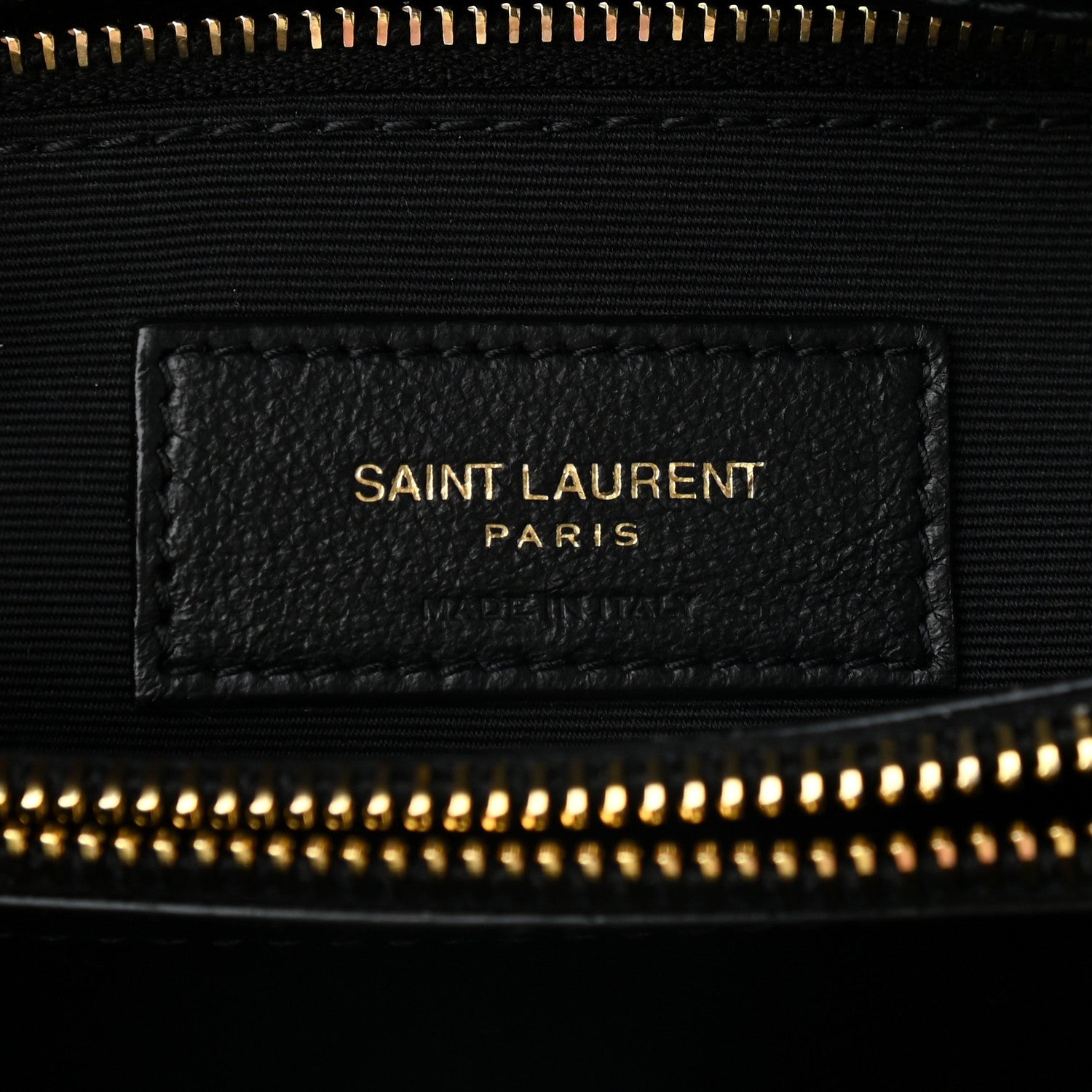Saint Laurent Calfskin Y Quilted Monogram Medium Loulou Chain Satchel Black 6 of 8