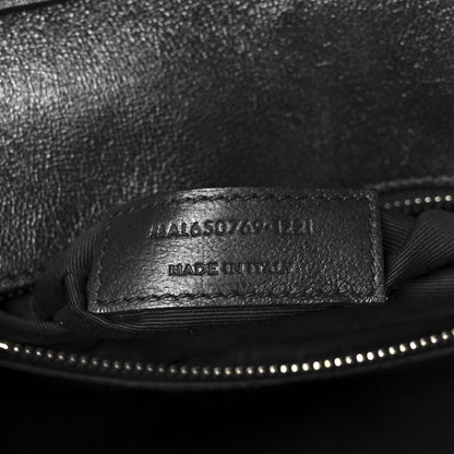 Saint Laurent Lambskin Quilted Mini Becky Chain Bag Black 7 of 13