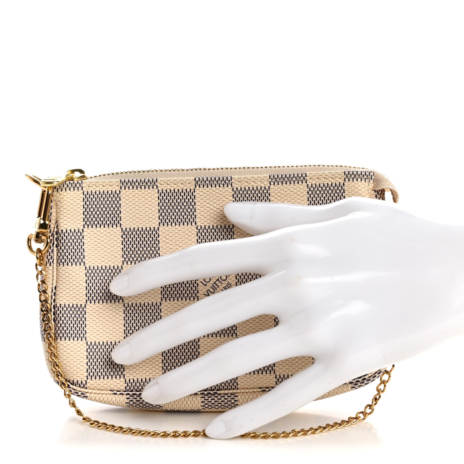 Louis Vuitton Damier Azur Mini Pochette Accessories 2 of 8