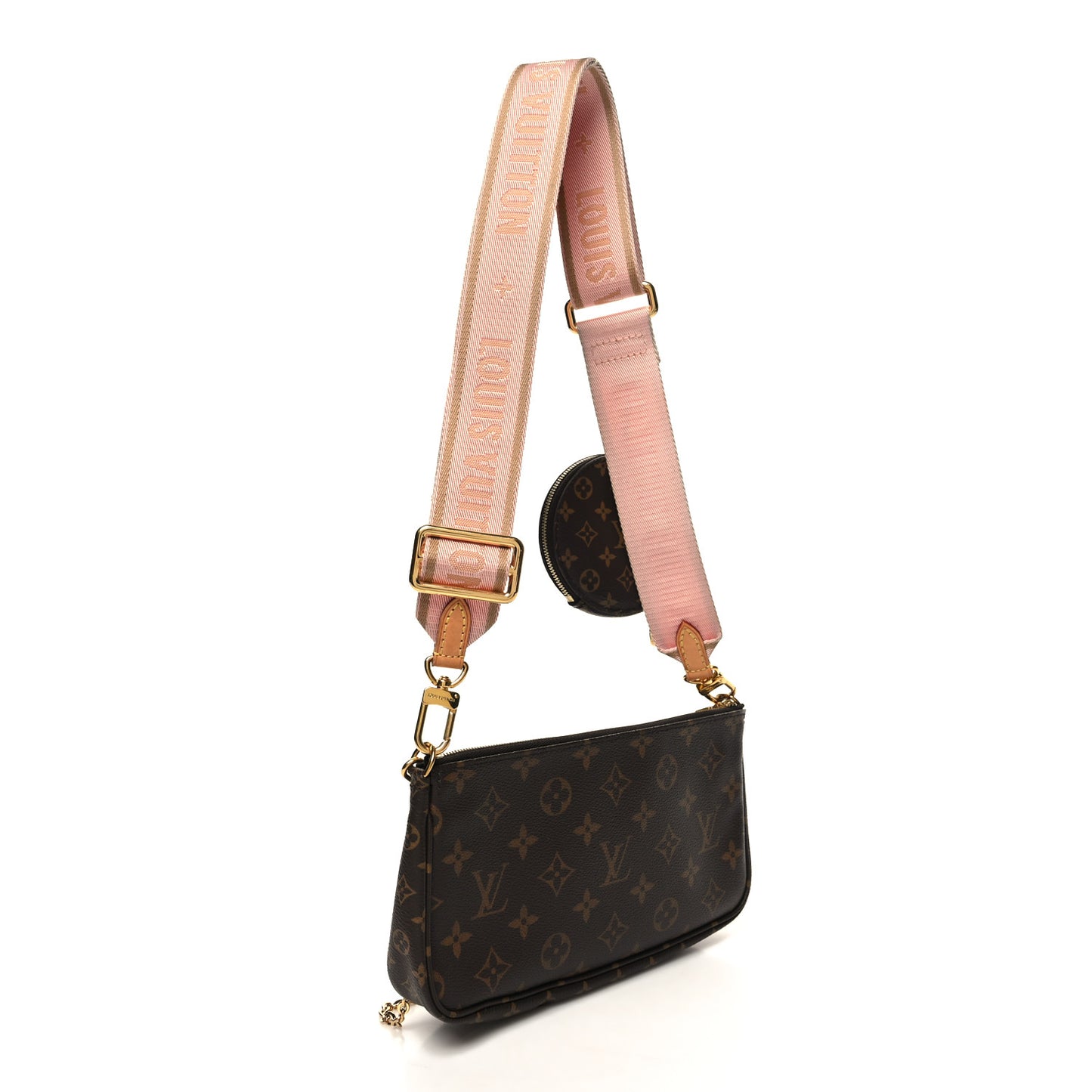 Monogram Multi Pochette Accessories Rose Clair