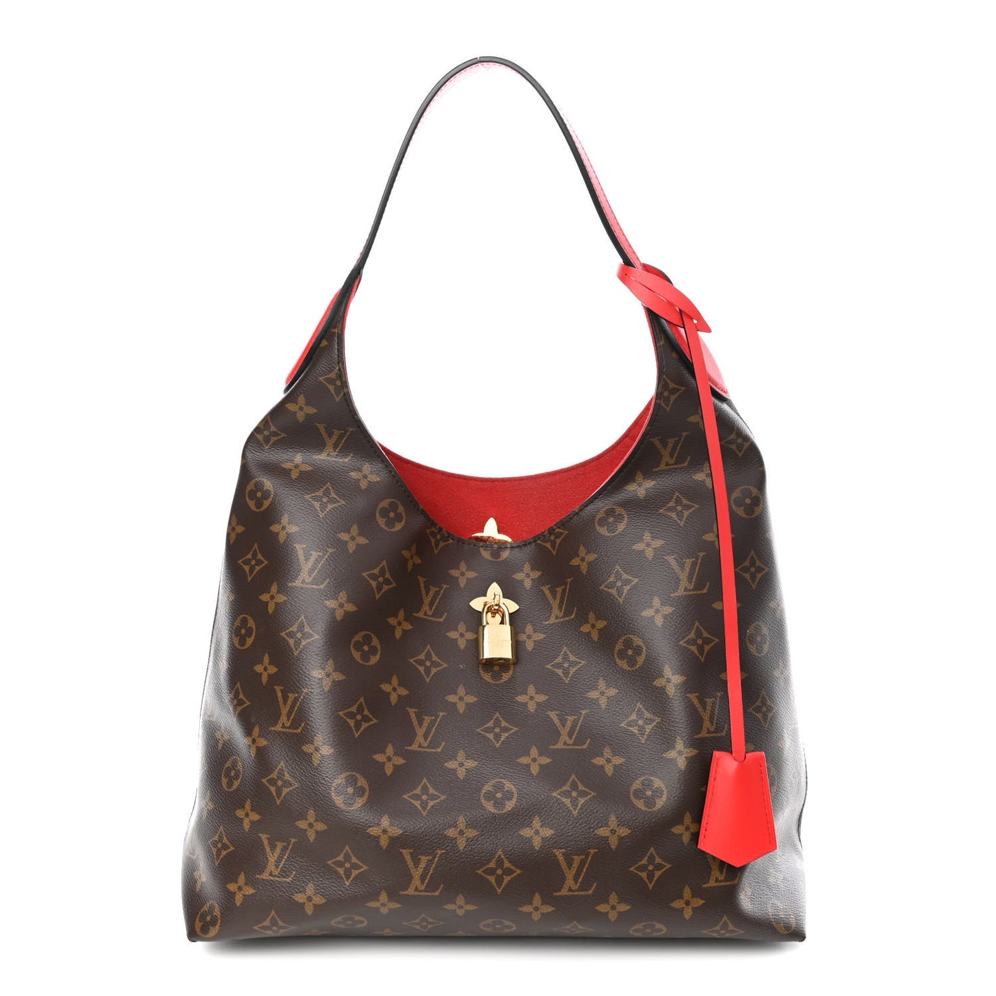 Monogram Flower Hobo Coquelicot