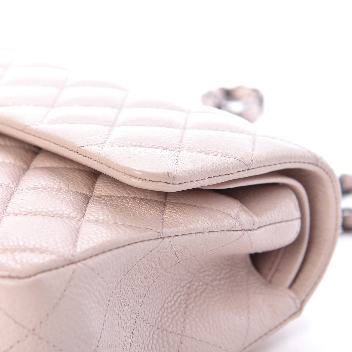 Chanel Caviar Quilted Medium Double Flap Pink 13 of 19