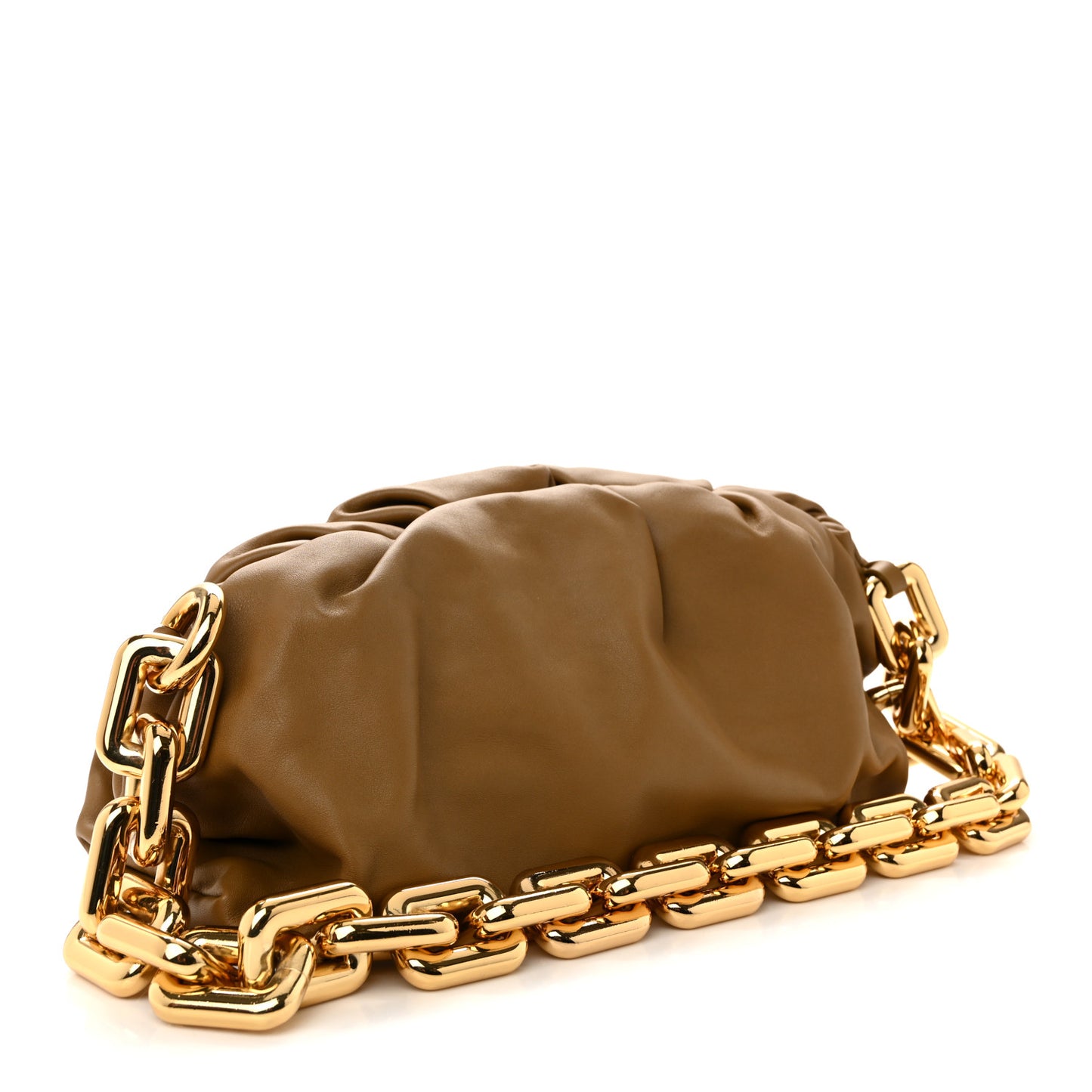 Calfskin The Pouch Chain Moutarde Moutarde